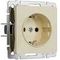 Розетка с заземлением и шторками Werkel айвори акрил W1171143 4690389197093