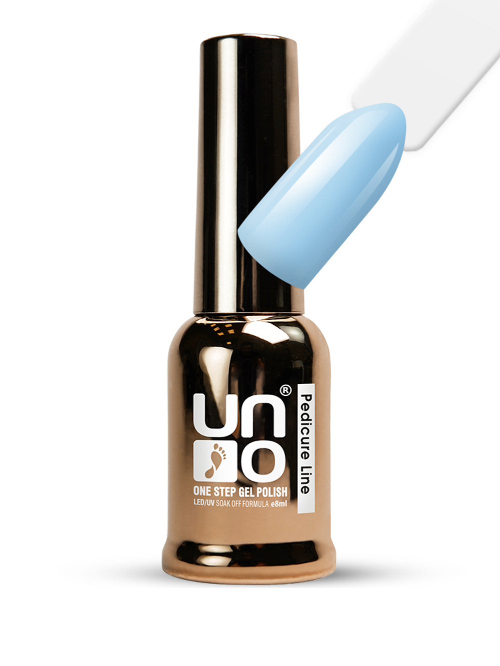 Uno Однофазный гель-лак 038 Pedicure Line, 8мл