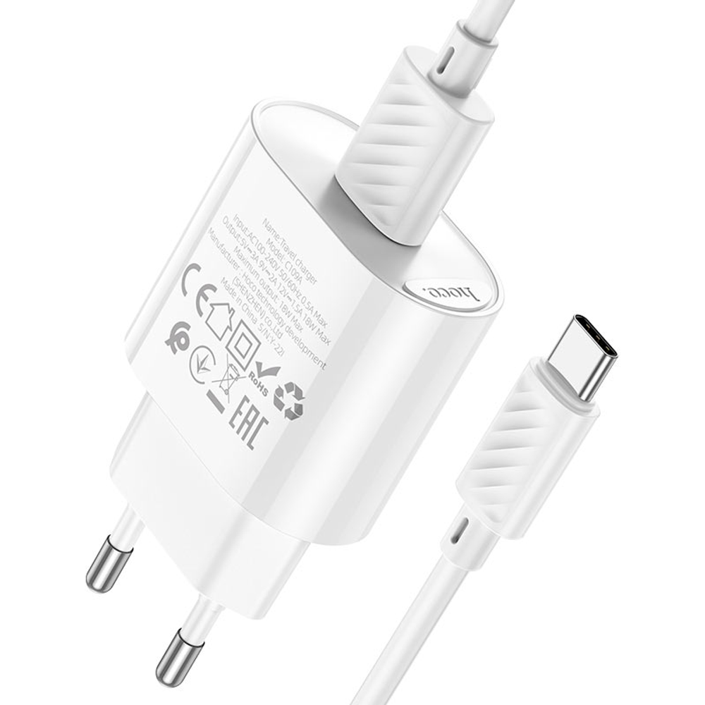 C109A(PD20W) Fighter single port PD20W charger(EU)
