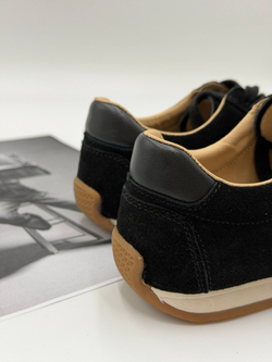 Кроссовки женские натуральная кожа арт. 286-1 цвет "чёрный"