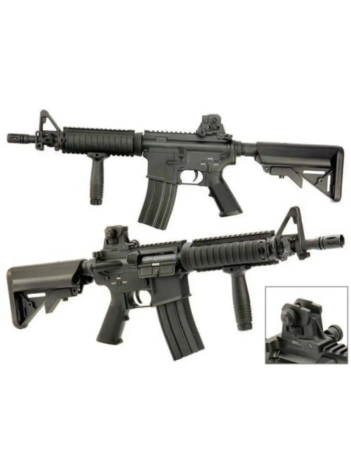 Страйкбольный автомат (A&K) M4 CQB (Black)