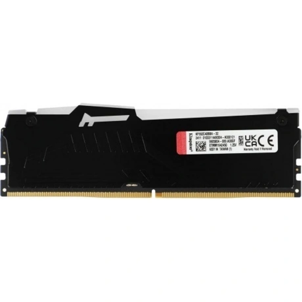 Оперативная память Kingston FURY Beast Black RGB XMP CL40 DDR 5 DIMM 32Gb 5200Mhz (KF552C40BBA-32)