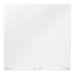 Клавиши для выключателя/переключателя двухклавишного с подсветкой, S70 (белый матовый)