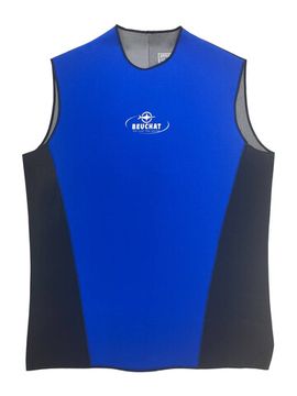 Майка неопреновая Beuchat Vest Titanium с титановым напылением 3 мм синяя