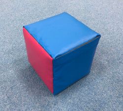 Мягкие модули игровые - "Цветные кубики" - 8 штук"