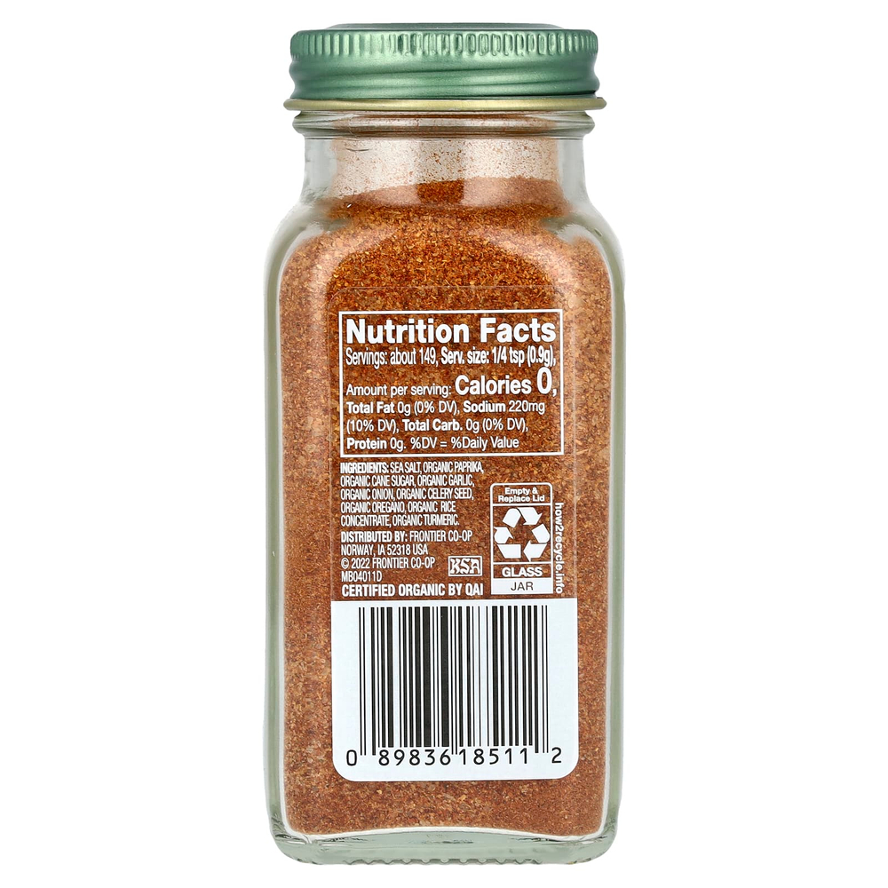 Simply Organic, универсальная соль, 134 г (4,73 унции)