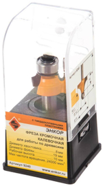 Фреза ЭНКОР кромочная калевочная 19*10мм R3.2мм хв.8мм (9240)