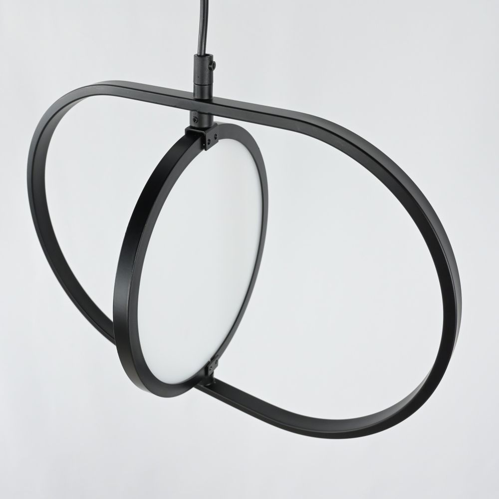 Подвесной светильник ARVET горизонтальный Черный