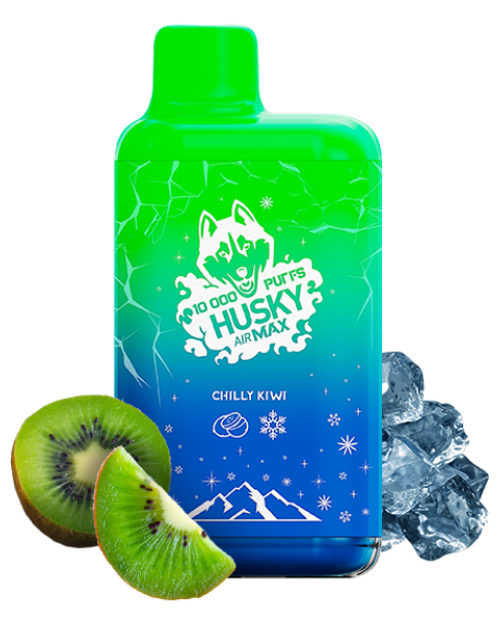 Одноразовая электронная сигарета Husky Air Max - Chily Kiwi (10000 затяжек)