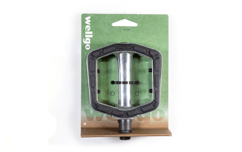 Педали Wellgo CITY алюминиевые, 106x91х30мм, резьба 9/16", серебристые (30)