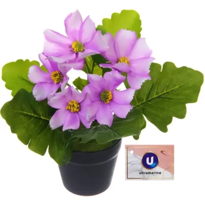 Цветочная композиция «Поцелуй лета» Космея сиреневая 20см