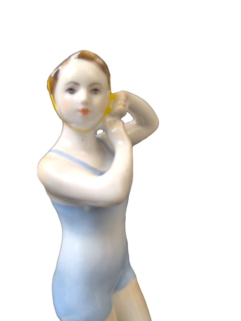 Фарфоровая статуэтка "Юная купальщица" (ЛФЗ) 1950 - 1960 гг.