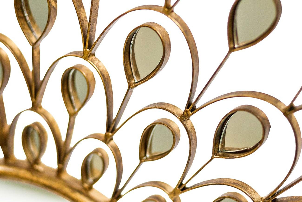 Зеркало настенное металлическое Garda Decor OA-5838 детали 2
