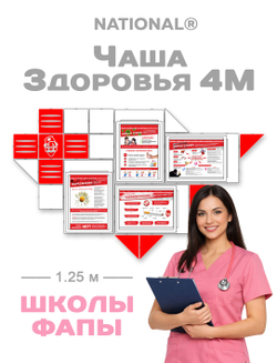 Комплект оборудования наглядной пропаганды ЗОЖ | Стенд | Школы ФАПы