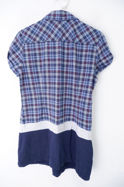 Рубашка-туника Oodji комбинированная на 14 лет