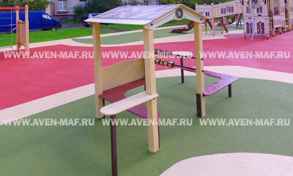 Детская беседка ЖД станция