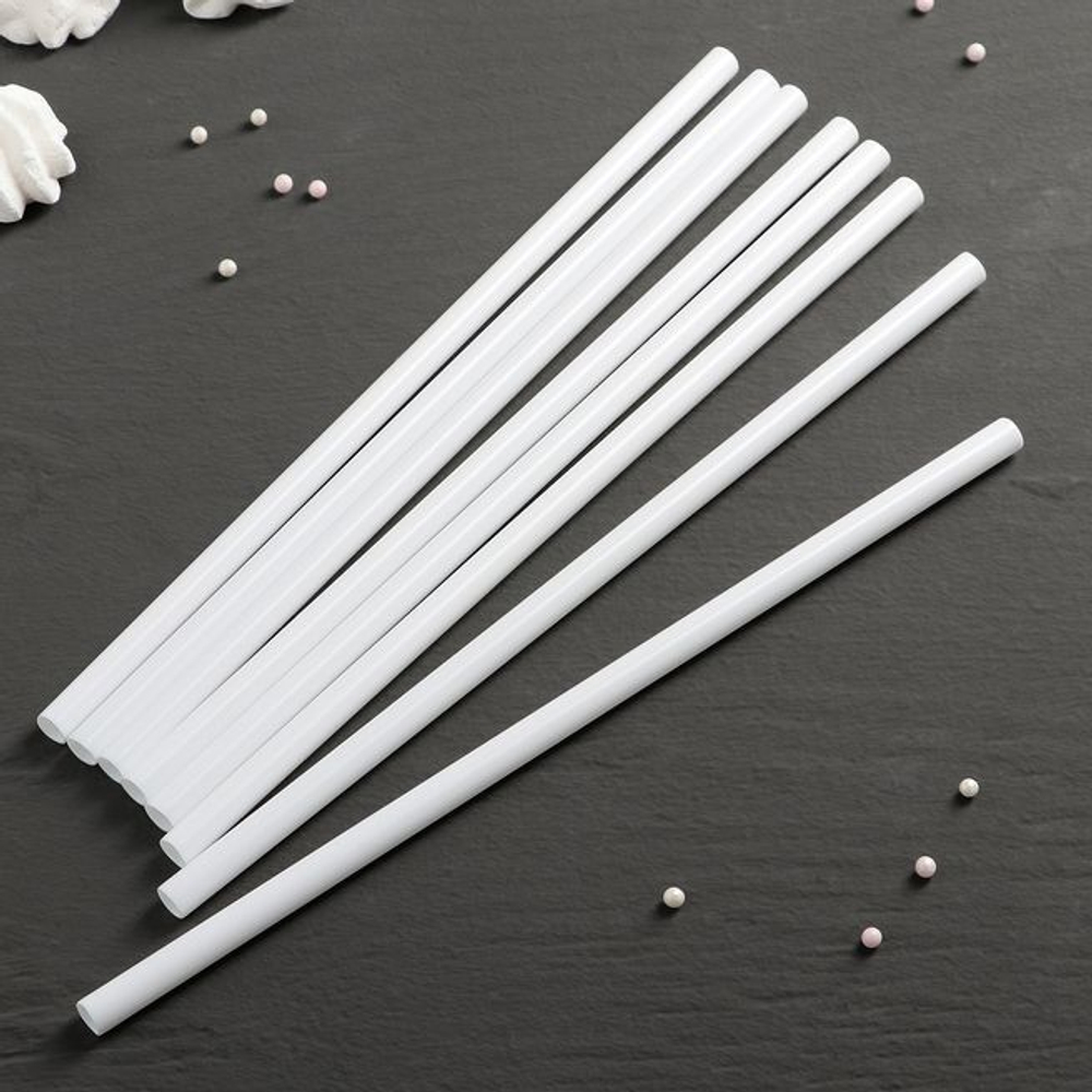 Палочки пластиковые для укрепления ярусов тортов 8 шт (1 см)