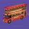 Double-Decker Bus Fridge Magnet B020-RG