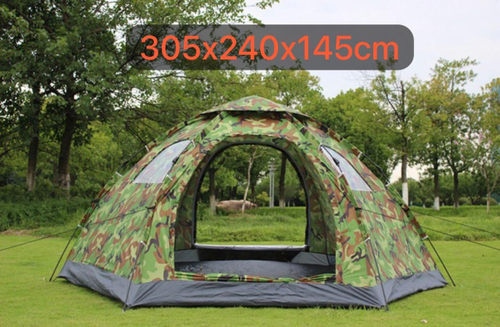Автоматическая туристическая палатка (305x240x145 см)