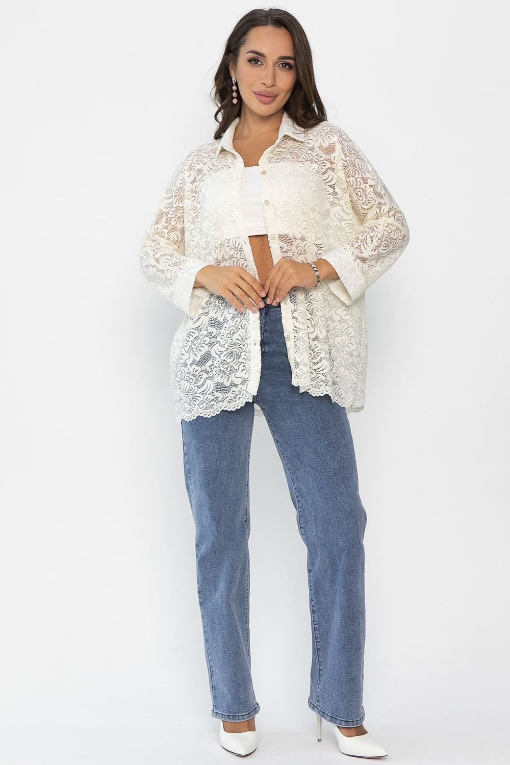 Рубашка Маринара НЬЮ (молочная) Б14048-10М LT Collection