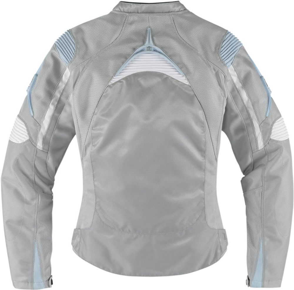 Мотокуртка - ICON CONTRA SILVER (женская, текстиль)