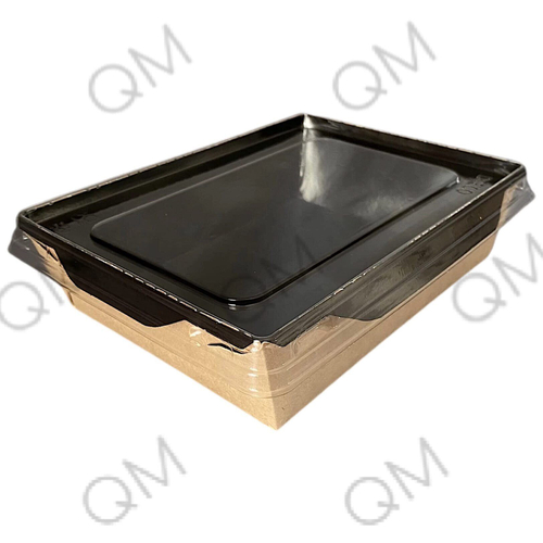 Салатник с крышкой ECO OpSalad BLACK EDITION 800 р-р 207х127х55 мм