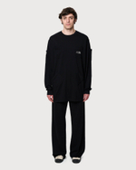 MM6 MAISON MARGIELA ЛОНГСЛИВ С КАРМАНАМИ МУЖСКОЙ ЧЕРНЫЙ