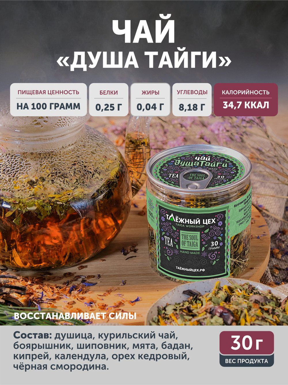 Подарочный набор "Таёжные сладости" ТАЁЖНЫЙ ЦЕХ