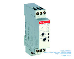 Реле времени CT-AHD.22 модульное (задержка на дистанционного отключения) 24-48B DC, 24- 240B AC (7 временных диапазонов 0,05с...100ч) 2ПК