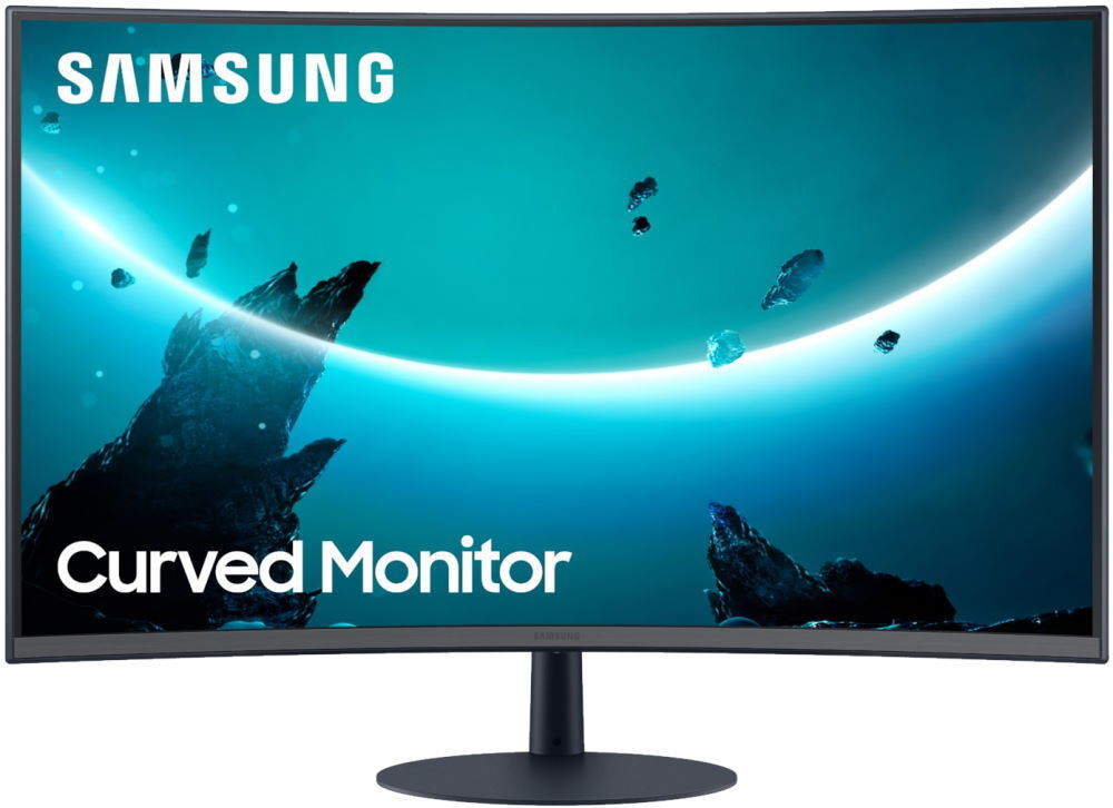 Монитор Samsung 27" C27T550FDI 1920x1080 VA WLED 75Гц 4ms Curved FreeSync VGA HDMI DisplayPort