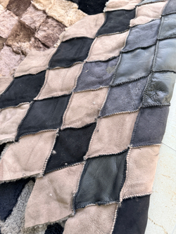 Покрывало меховое ковер из шкуры овчины