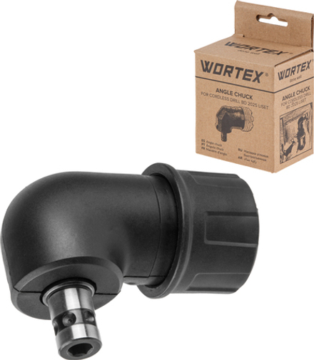 Насадка угловая быстросъемная WORTEX в кор. для BD 2025 LiSET
