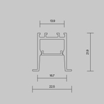Профиль Led Strip 632013