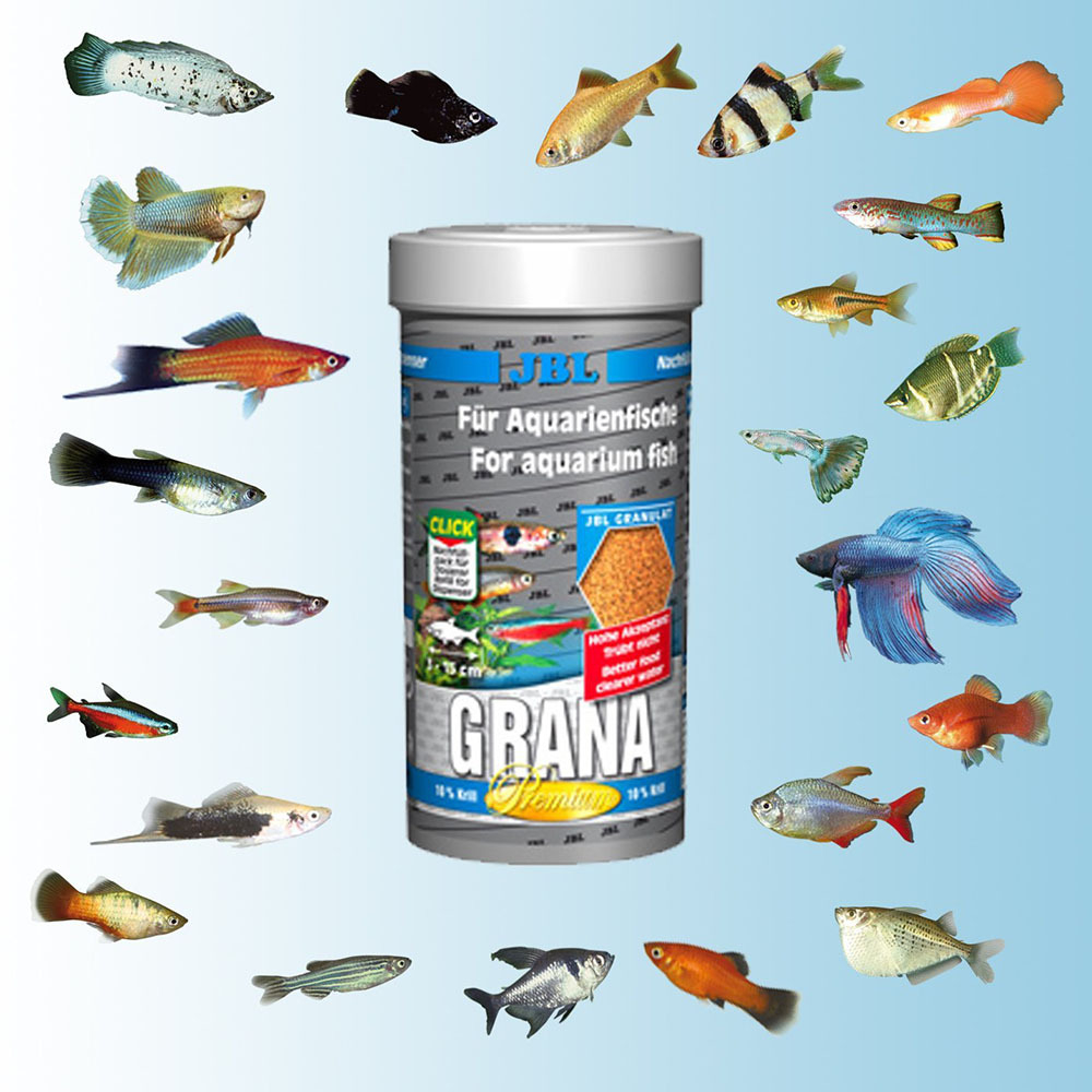 JBL Grana 250 мл - основной премиум корм для рыб (гранулы)