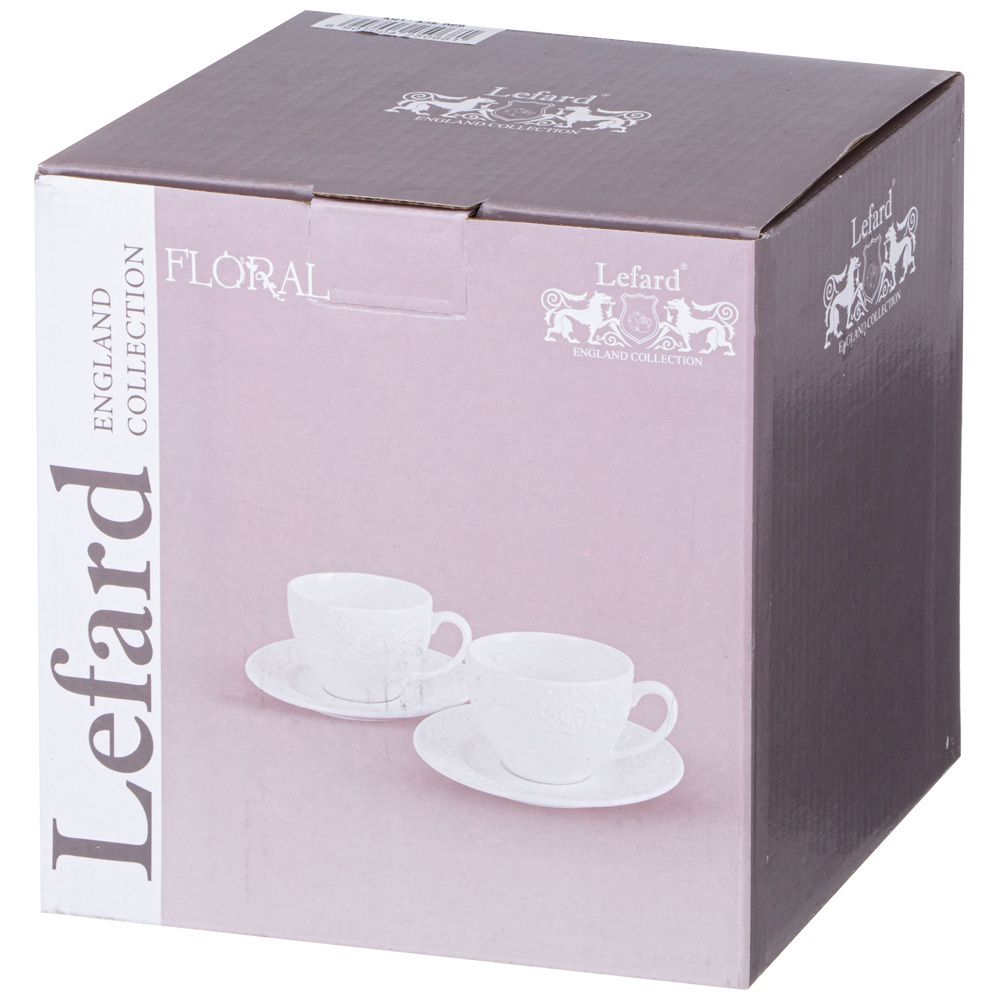 ЧАЙНЫЙ НАБОР LEFARD "FLORAL" НА 2 ПЕР. 4 ПР. 290 МЛ (КОР=12НАБ.)