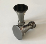 Карниз для штор "Картер" d19 мм однорядный, цвет черный никель