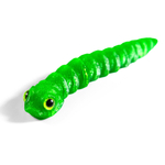 Гибкая игрушка-антистресс, змея с глазами, 3D печать, 13 см., зеленая