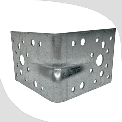 Крепежный уголок усиленный 90х65 мм (25 шт.)