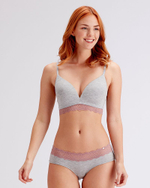 Бюстгальтер-бралетт Casual Comfort (Размер: 34B) (Цвет: серый меланж)