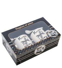 MUG-206/1 Н-р из 2-х кружек в подарочной коробке «Королевская игра»