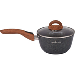 Ковш 1,5л с носиком со съемной ручкой, со стекл. крышкой, АП линия «Granit Ultra Induction» (blue)