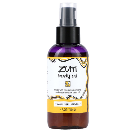 ZUM, Zum Body Oil, лаванда и лимон, 118 мл (4 жидк. унц.)