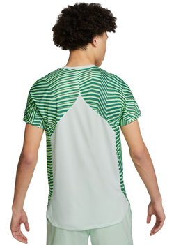 Мужская теннисная футболка Nike Dri-Fit Slam Tennis Top - barely green/black