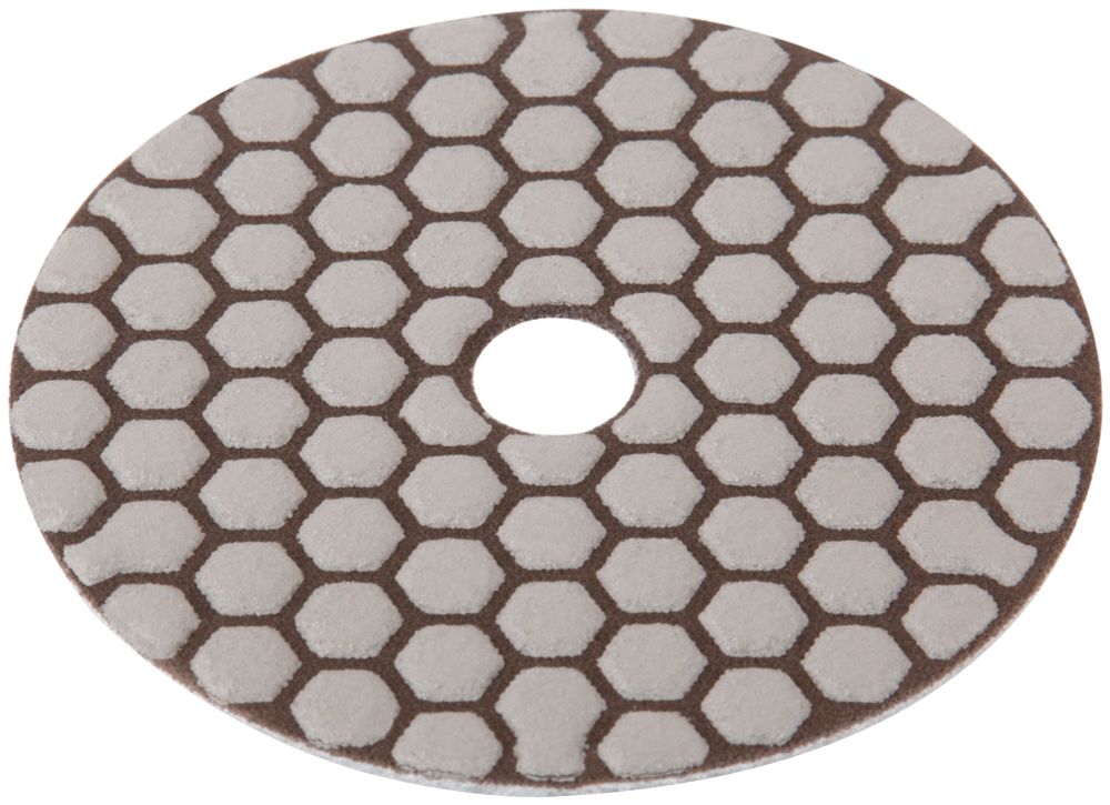 39850 Алмазный гибкий шлифовальный круг 100 мм, Р 30, АГШК (липучка), сухое шлифование, FIT