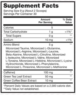 Optimum Nutrition, Essential Amin.O. Energy® 270 г (9,5 унции), Аминокислоты