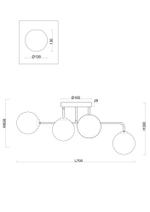 Люстра Freya FR8016PL-06BBS1