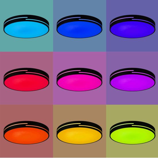 CL72470GL1 Купер Лайн Черный Св-к Потол. с RGB