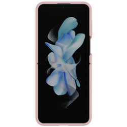 Чехол светло-персиковый (Light Peach) с мягким силиконовым покрытием от Nillkin для Samsung Galaxy Z Flip 5, серия Flex Flip