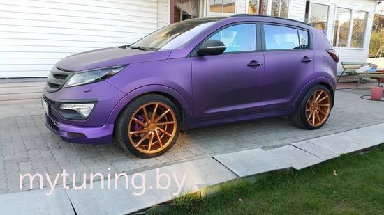 Накладка JSW переднего бампера для Kia Sportage III