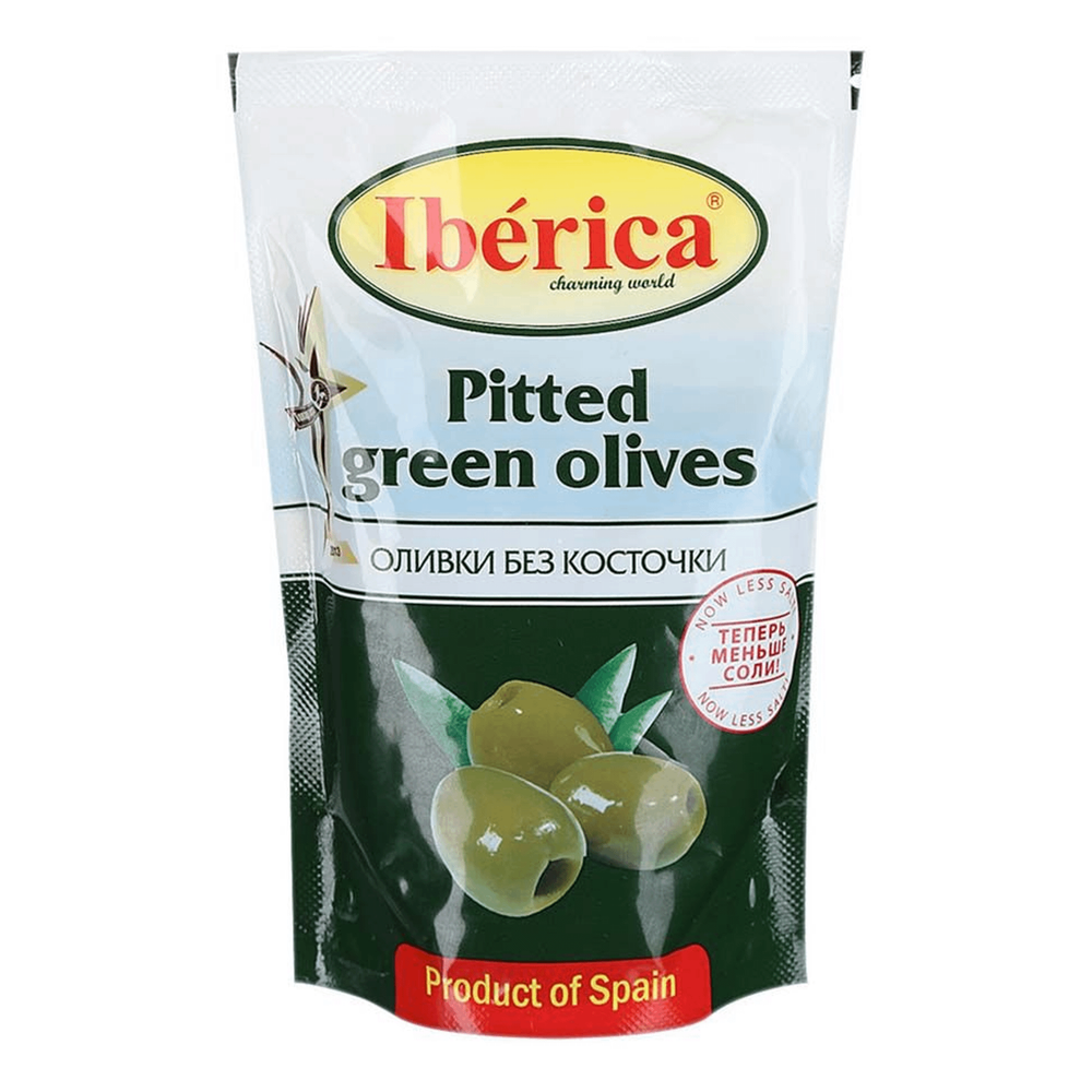 Оливки Iberica зеленые без косточки 170 г